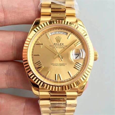 rolex day date 2 yellow gold replica|rolex datejust knock off.